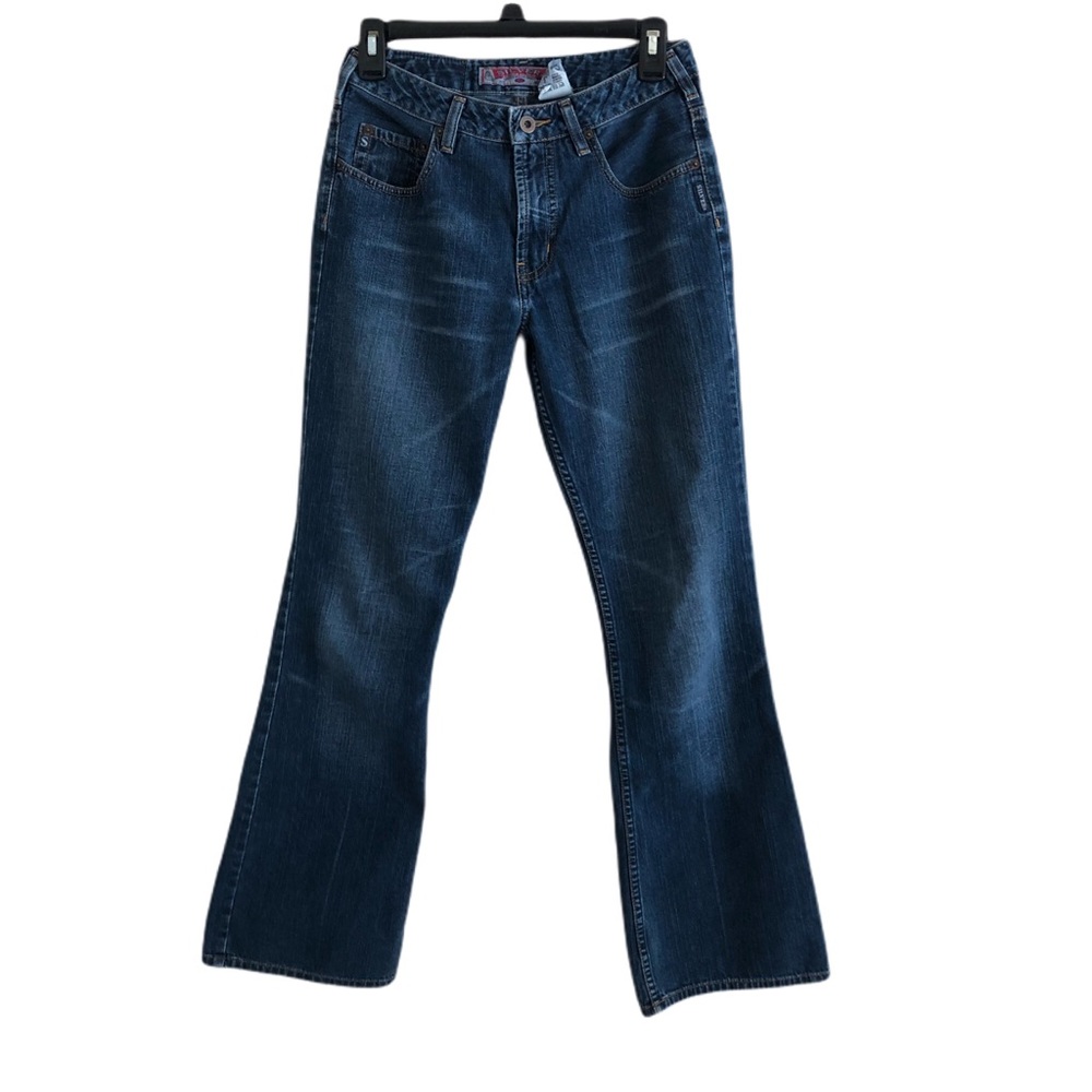 SILVER Size 30 Bootcut Jeans Medium Wash